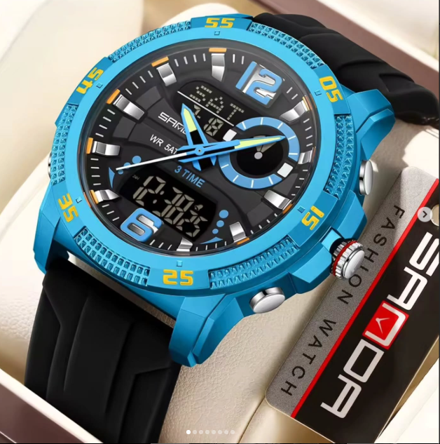 Sanda digital analog watch.
