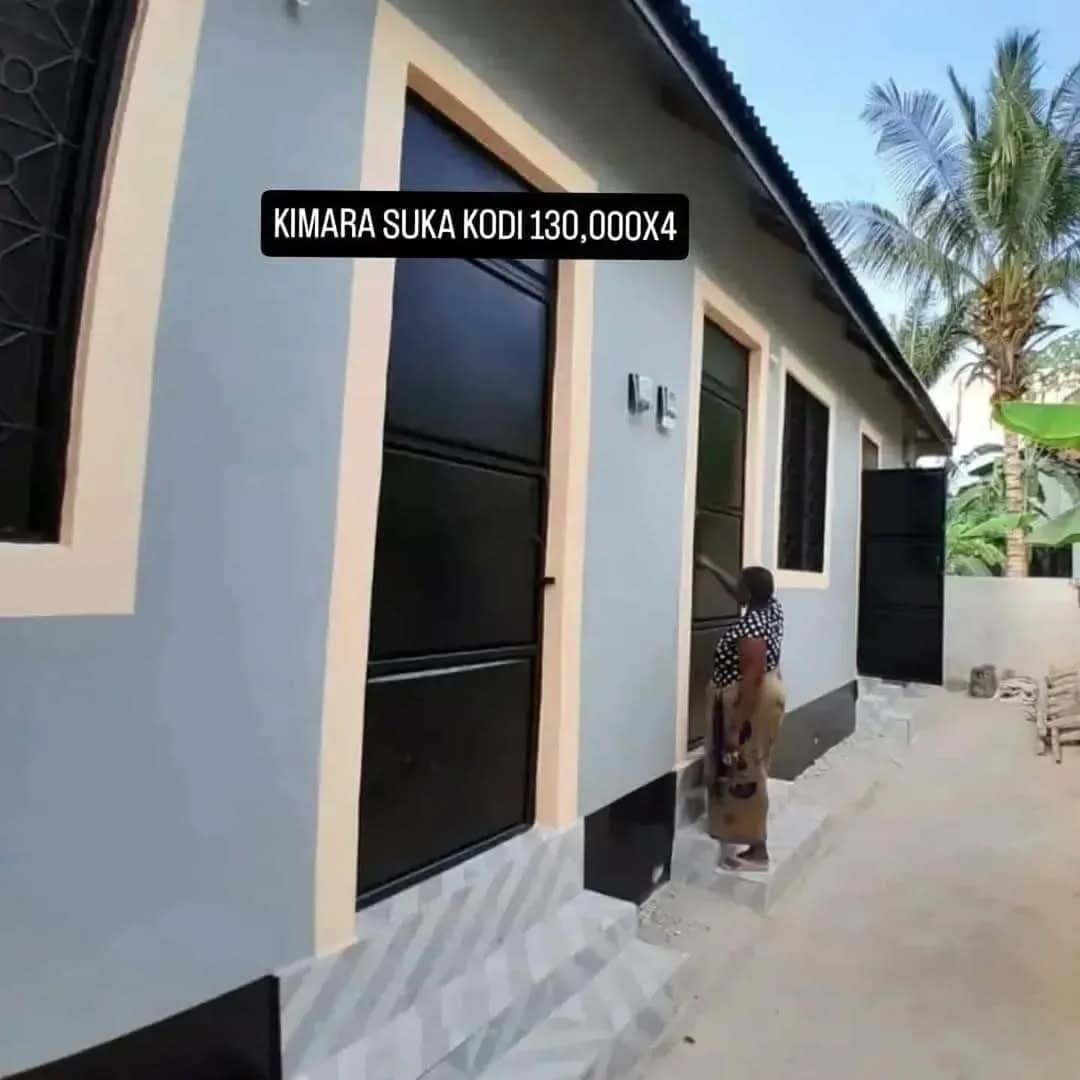 Chumba master kubwa sana na jiko lake.