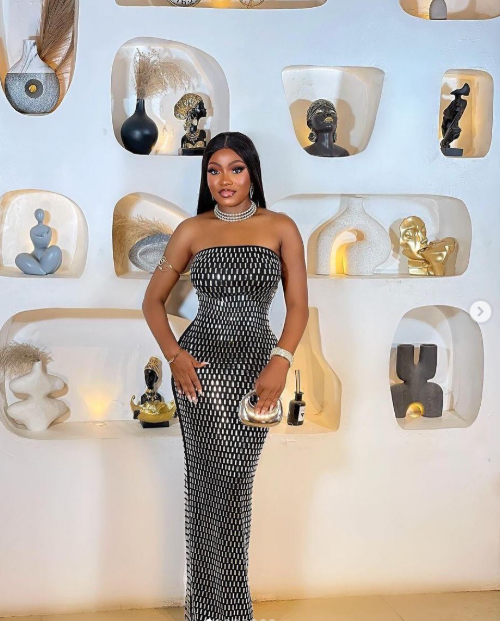 LUXURIOUS PARTY DRESS.