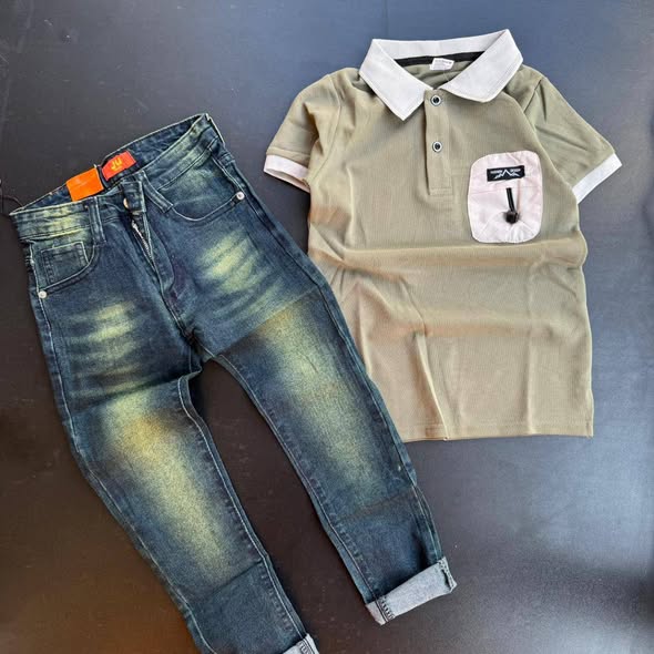 T-shirts na Jeans za Watoto Jumla