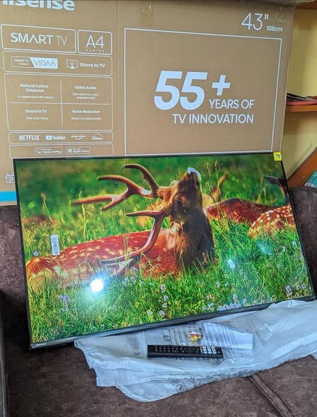 HISENSE SMART TV INCHES 43 FULL BOX