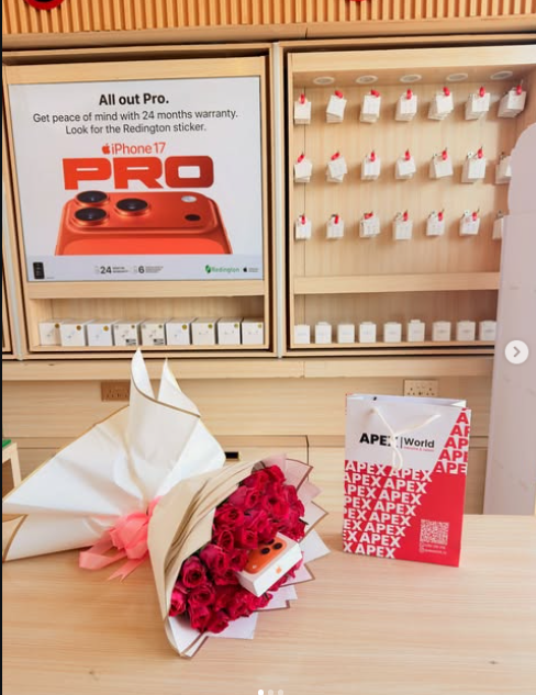 feels different with roses and 17PM enjoyment….