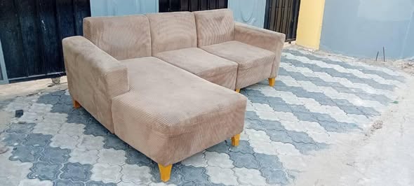 L-Shaped Clean Sofa