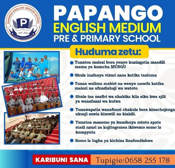 PAPANGO ENGLISH MEDIUM PRE & PRIMARY SCHOOL