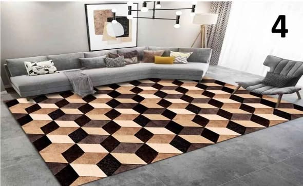 Carpet 3D Nzuri za Ndani ft 7 kwa 6