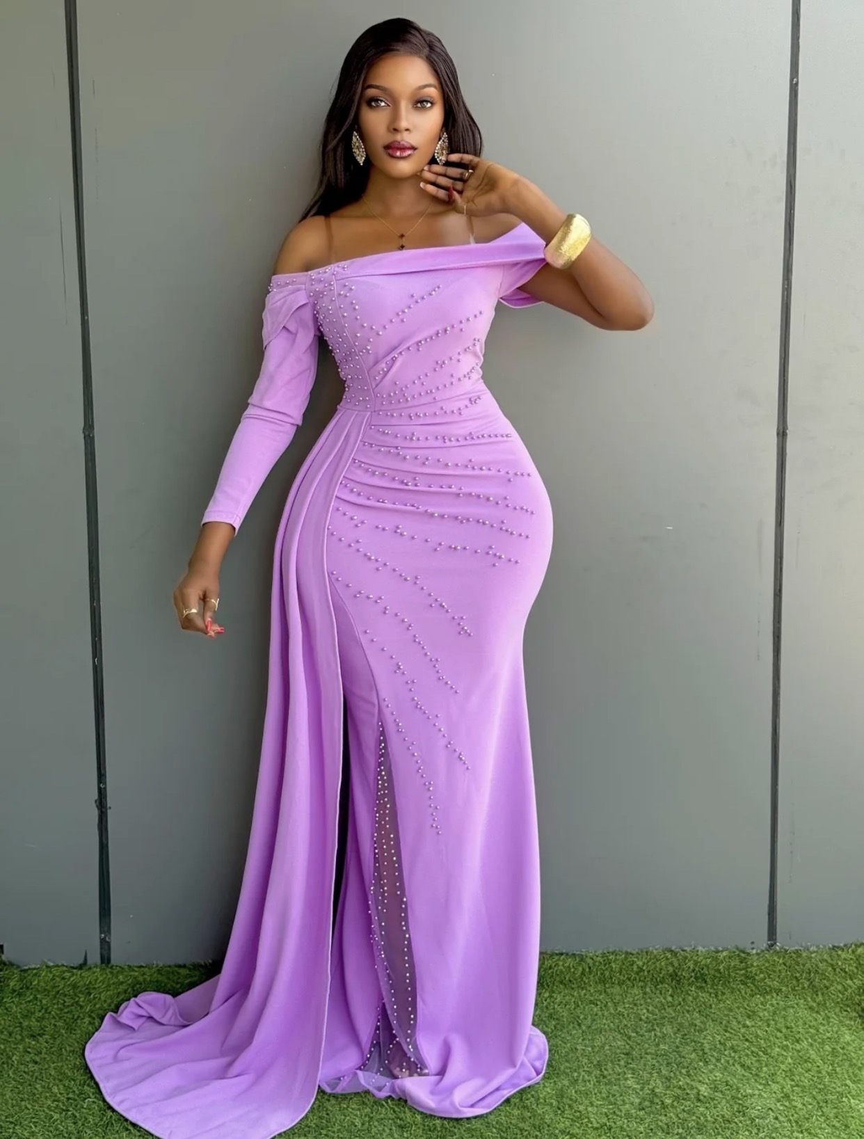 Queen ful dress new 👗Quality.