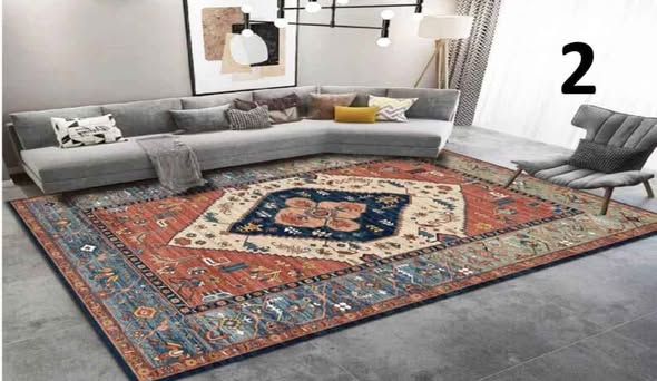 Carpet 3D Nzuri za Ndani ft 7 kwa 6