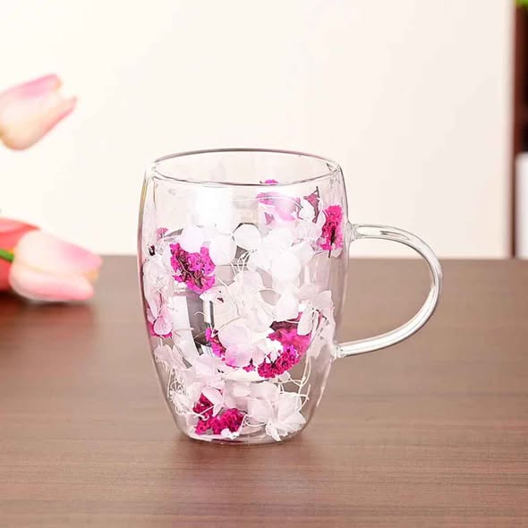 Double Layer Glass Cups