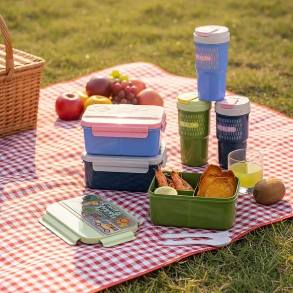 🍱🥤 LUNCH BOX + WATER BOTTLE (SET)