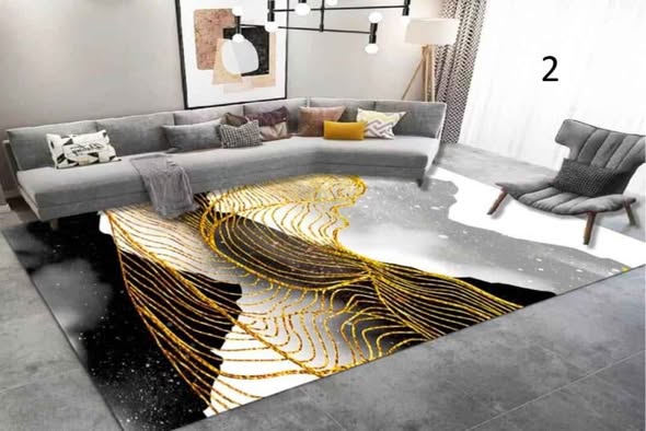 Carpet 3D Nzuri za Ndani ft 7 kwa 6