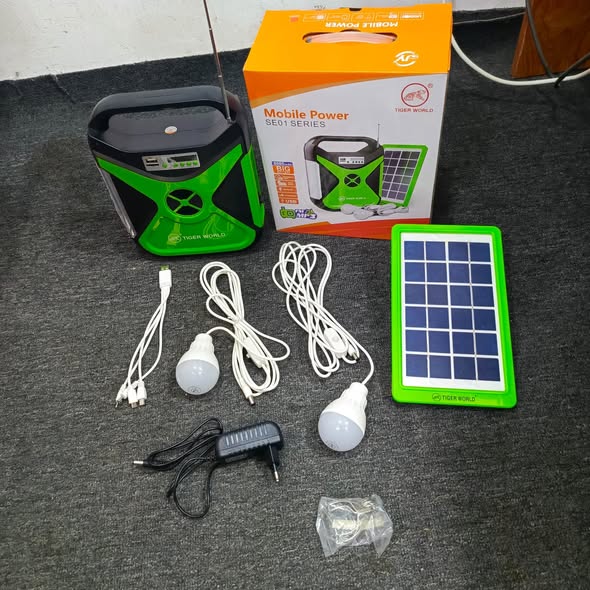 Radio ya Solar yenye Bluetooth na Tochi Kubwa