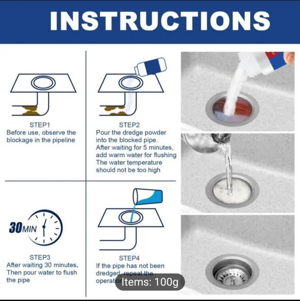 Drain Gel Pipe Unlogger