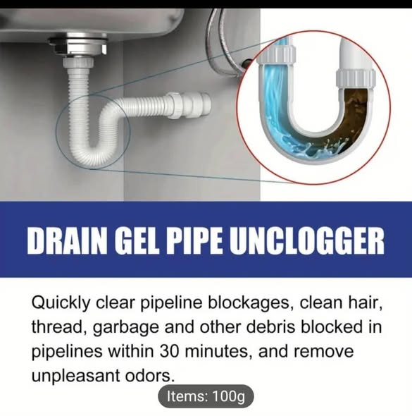 Drain Gel Pipe Unlogger