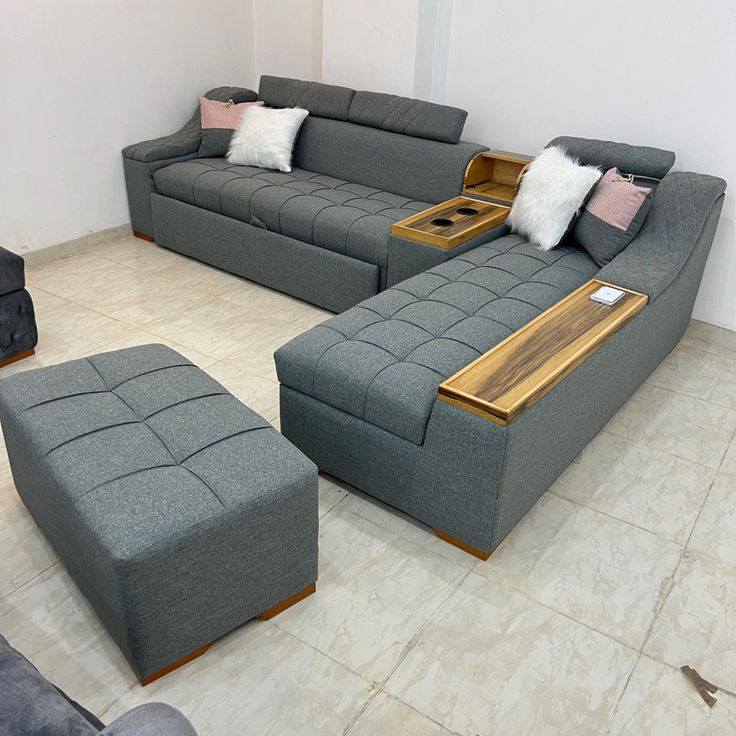 FUNDI FURNITURE. SOFA SET, L-SHAPE