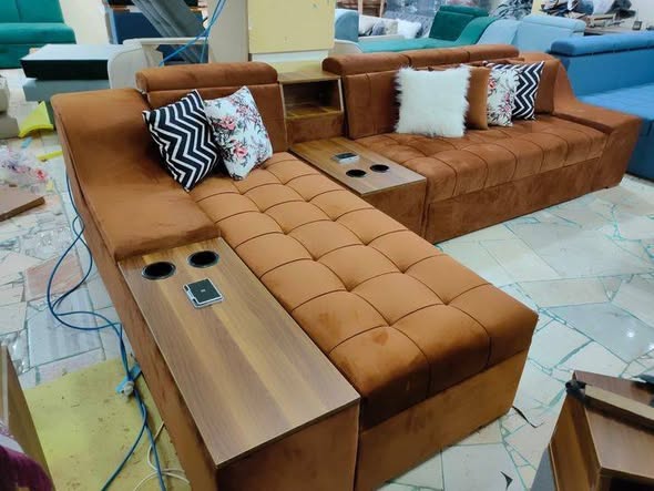 FUNDI FURNITURE. SOFA SET, L-SHAPE