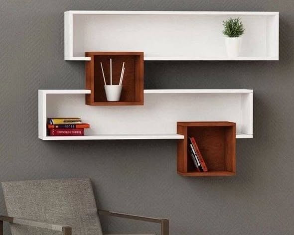 Modern Shelves Wall Designs