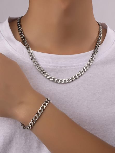 🔥 Combo (Necklace + Bracelet) for Gentlemen