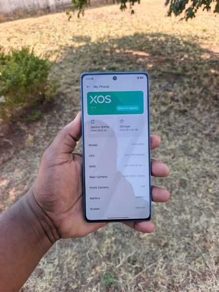 Infinix NOTE 40 Storage 256GB