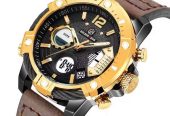 GOLDEN HOUR STAINLESS STEEL WATCH