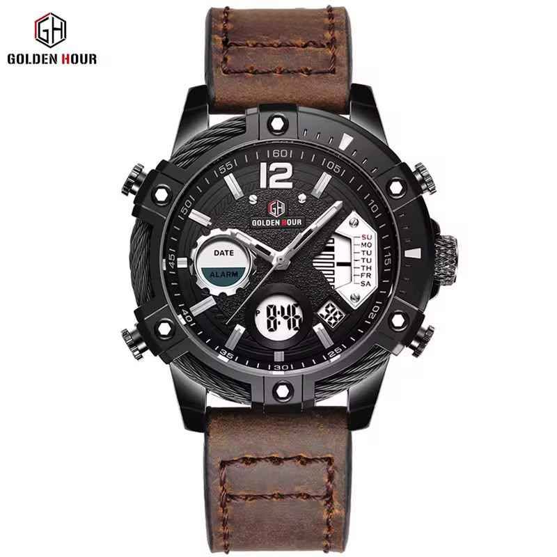 GOLDEN HOUR STAINLESS STEEL WATCH
