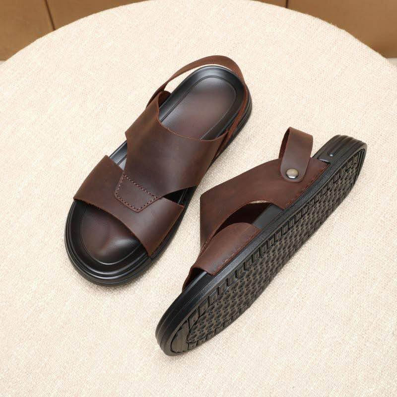 PURE LEATHER SANDALS
