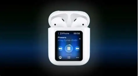 AIRPODS WITH SMART SCREEN